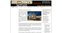 Desktop Screenshot of joeandtonys.com